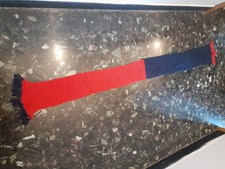 SCIARPA VINTAGE SCARF FOOTBALL CALCIO ROSSOBLU GENOA BOLOGNA CAGLIARI LANA