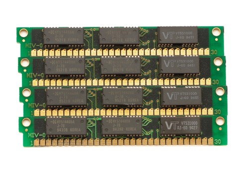 Lotto 4x1mb memoria fpm - 4x1mb,
