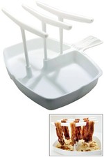 Vassoio da Cottura Pancetta Microonde - Un Rack Rialzato per Strisce Croccanti in Minuti