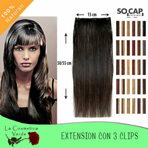 Extension clip capelli veri - clip,