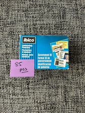 Sacchetti laminati Ibico Government ID o biglietti da visita 2 5/8" x 3 7/8" - 85 pezzi