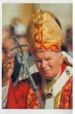 Cartolina/Santino Vintage  di Beato Papa Giovanni Paolo II