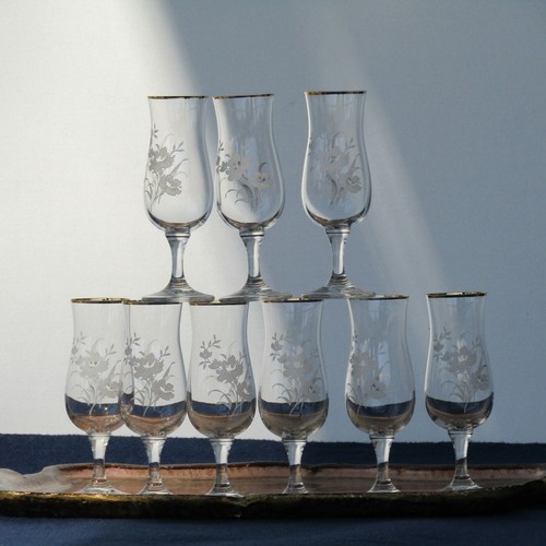 Set flute cristallo - 9, in