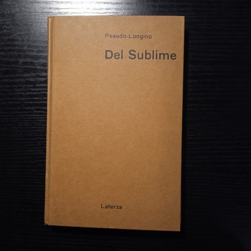 Pseudo longino del - pseudo-, sublime