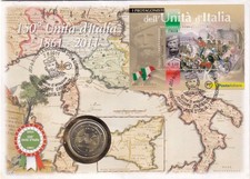 italia repubblica - 2 euro 2011 150 unita' d'italia