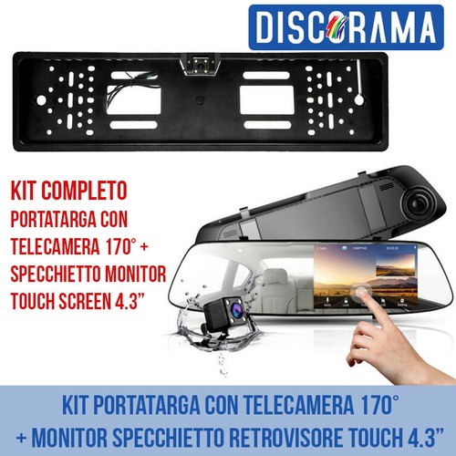 Kit portatarga con telecamera - kit,