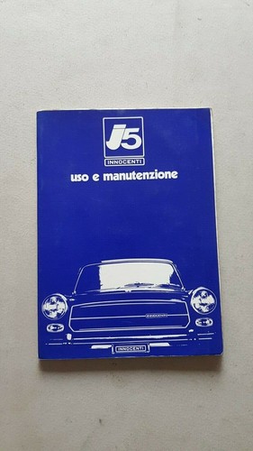Innocenti 1970 manuale uso - 1970,
