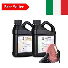 SANAAA 10A Rosa Gomma Siliconica Liquida per Stampi da Colata, 1:1 Rapporto p...