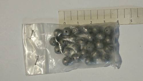 Piombo sfera con foro - a,