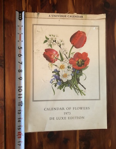 Calendario vintage 1973