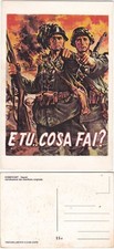MILITARI - E TU.. COSA FAI? - RIPRODUZIONE DAL MANIFESTO ORIGINALE -98922-