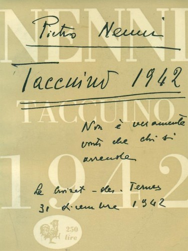 Taccuino 1942 prima edizione - 1942,