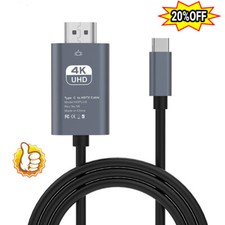 2M Tipo C a HDMI Cavo Convertitore 4K HDTV Adattatore USB per Samsung Galaxy шл Q9K1