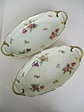 VINTAGE BAVARIA THOMAS IVORY 2 piatti  da portata porcellana serie 03557  '40 