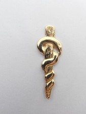 Bastone di Esculapio : Spilla