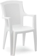 Sedie con braccioli in resina