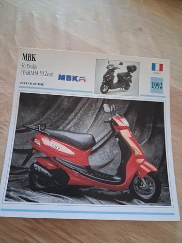Mbk evolis yamaha zest - mbk, 50
