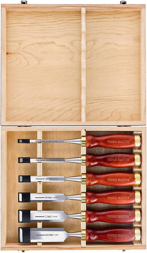 Set scalpelli per legno - set, 6