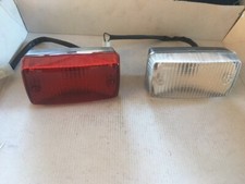 FIAT 126 BIS COPPIA 2 FANALINI POSTERIORI SUL PARAURTI RETRONEBIA/RETROMARCIA