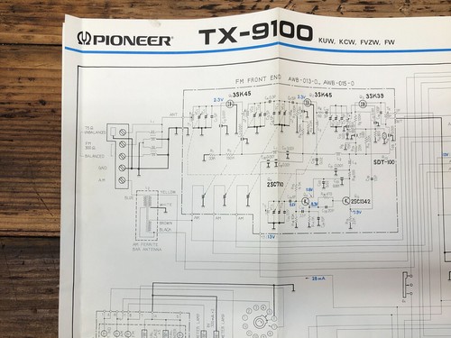 Pioneer 9100 sintonizzatore - pioneer, tx-9100