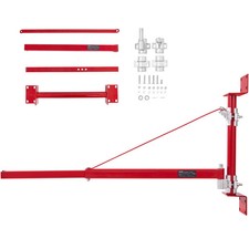 Supporto Braccio Acciaio Paranco Elettrico Verricello telaio staffa girevole