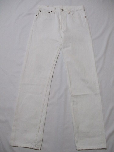 Pantalone denim bianco made - pantalone, in