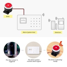 Sirena Allarme Cablata Forte