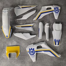 Plastiche + Grafica Husqvarna TE FE 2020 2021 2022 2023 Retro Heritage