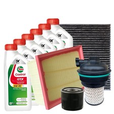 Kit Tagliando Renault Megane IV 1.5 dCi 90/110 CV 4 Filtri 6 Olio 5W30 Cstrol