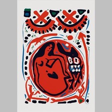 A.R. Penck ceramica artistica autografata e limitata