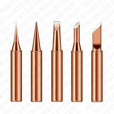 PUNTE SALDATORE A STAGNO PUNTE IN RAME PER STAZIONE DI SALDATURA - 5 PEZZI