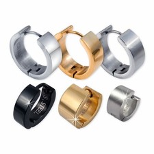 Orecchini a cerchio in acciaio