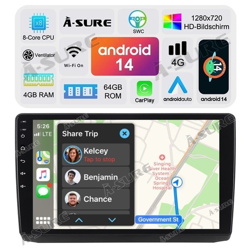 Autoradio android 14 - 10.1",