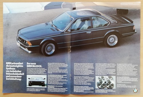 Bmw 635 csi pubblicità - -,
