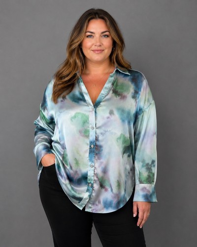 Camicia blusa donna zara raso - camicia,
