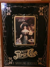 INSEGNA TABELLA SPECCHIO PUBBLICITARIO PEPSI COLA