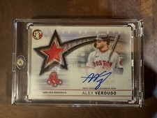2022 Topps Pristine - Slice of the Star Auto Pristine Rifrattore Alex Verdugo /99