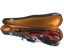 Violin reproduction with - with, red