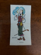 n.1  aramis   figurine i 4 moschettieri perugina buitoni 1936  bioletto (3588)