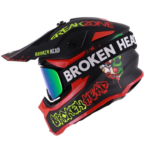 Casco cross broken head - cross,