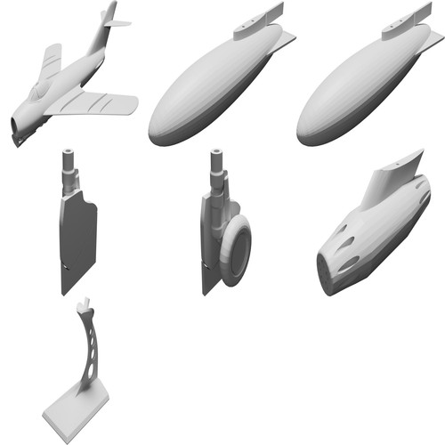 Kit modello mig scala 48 - modello, mig-17