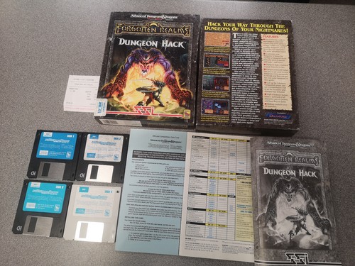 Dungeon hack floppy box - pc,