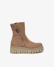 Anfibi Nero Giardini Donna In Pelle Scamosciata I514914D Mou