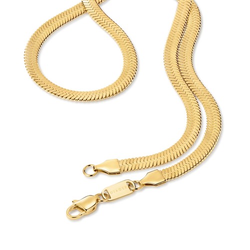 Djadee collana serpente - serpente, dorata