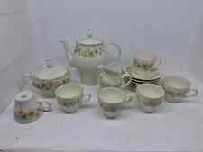 RICHARD GINORI SERVIZIO TAZZINE DA CAFFÉ CON PIATTINI FIORI VINTAGE