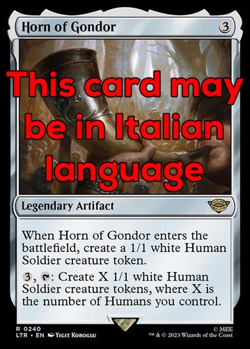 Mtg horn gondor exc corno - of,