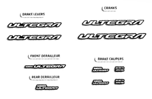 Adesivi per gruppo shimano - adesivi,