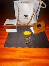 Anello oro 18 kt zaffiro e
