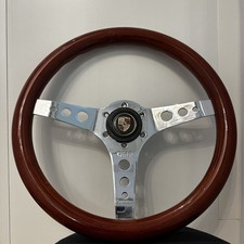 OMP Volante In Legno Originale