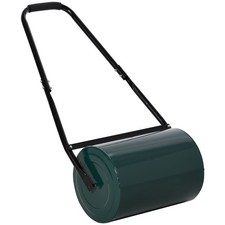 Rullo per prato con manico a U rullo da giardino rullo da giardino 30 cm diametro 30 L metallo
